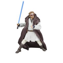Star Wars Hasbro 孩之宝 欧比旺·克诺比绝地武士传奇可动公仔 9cm塑料收藏版 多关节可动 软质长袍配件 生日礼物