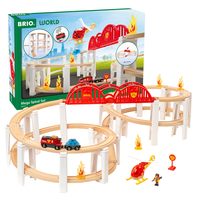 BRIO 木质轨道玩具套装 63件螺旋轨道 3岁以上儿童益智拼装 创意空间思维开发 多层立体设计火车玩具
