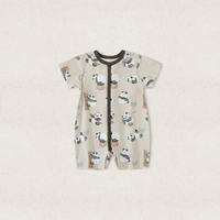 汉宫优品 新中式汉服竹熊依腮 80cm 婴儿连体衣