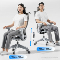 Totguard E2 人体工学椅 黑色 W型加厚海绵坐垫