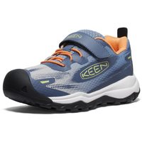 Keen 适合大童 男女同款 时尚运动鞋 wanduro 速干透气舒适轻便易穿 1028737 透气 Wanduro Speed Breathable Comfortable Lightweight Easy on Vintage IndigoTangerine 7 Big Kid