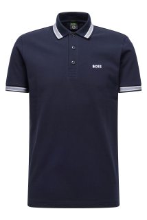 HUGO BOSS Paddy 男士 Polo 衫,深蓝色 402,L