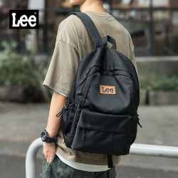 Lee 双肩包 大容量简约百搭背包