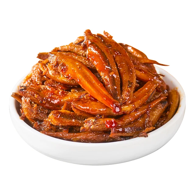 东江清水 香辣味小鱼仔 250g 即食海味