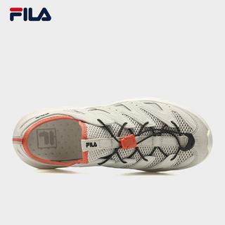 FILA斐乐 波光1+溯溪鞋 防滑耐磨 城堡墙棕 37.5 女凉鞋