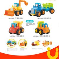 汇乐玩具 HD326 快乐工程队4只车套装 儿童益智玩具