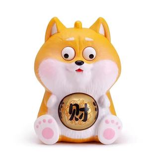 汇乐玩具 百斯萌宠财猫财犬套装 SC7875A01+B01 桌面摆件钥匙扣