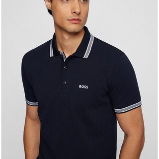 HUGO BOSS Paddy 男士 Polo 衫,深蓝色 402,L