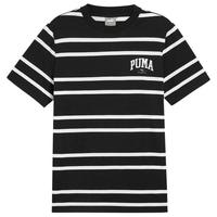 PUMA 彪马 美式复古条纹圆领短袖T恤