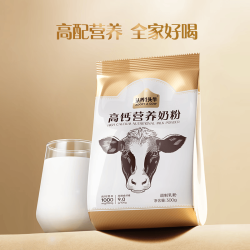 认养一头牛 高钙营养奶粉 成人 高膳食纤维高蛋白 300g/袋 全家中老年