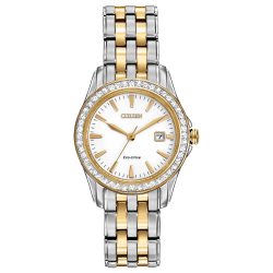 CITIZEN 日韩女款 光动能水晶腕表 EW1908-59A