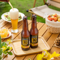 鲜啤30公里 德式小麦无醇精酿啤酒 330ml*2瓶 #值酒发现官# 0糖0脂0香精