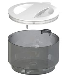 baby brezza 配方奶粉机专用粉罐 灰白色替换配件 手洗