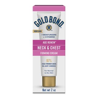 Gold Bond 颈部胸部紧致霜 水杨酸透明质酸 提拉保湿抗衰老 敏感肌 无香 56g