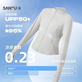 移动端：三福 防晒衣女款防紫外线立领修身收腰无帽2026新轻薄防晒服小个子