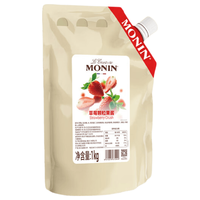 莫林 MONIN 草莓颗粒果酱 1kg 冲饮烘焙原料