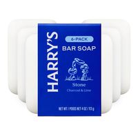 HARRY'S 男士香皂,石香味,4 盎司身体香皂,6 件装