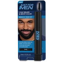 Just For Men 男士胡须眉毛临时染色笔 一日速显 填补稀疏塑造浓密 黑色30次9ml