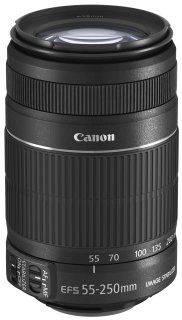 佳能 EFS 55-250mm f4-5.6 远摄变焦镜头 防抖 数码单反