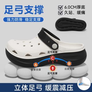 杜晨 手术室拖鞋女款夏季外穿洞洞鞋25新款防臭防滑男款足弓支撑不累脚