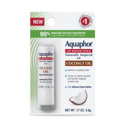 Aquaphor 天然乳木果油椰子油润唇膏 保湿滋润舒缓干裂 无香料无防腐 4.8g