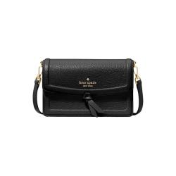 Kate Spade 女士黑色牛皮革小方包单肩斜挎通勤轻奢女包