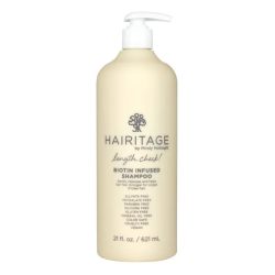 Hairitage 生物素洗发水 牙买加黑蓖麻油 增厚丰盈 无硫酸盐 护色素食 保湿修复 稀疏受损发质 620ml