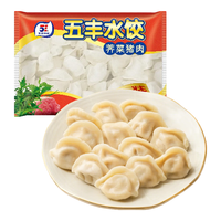 五丰 荠菜猪肉水饺 500g 速冻饺子