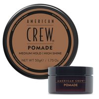 AMERICAN CREW 男士发油 中等定型高光泽 卷发直发适用 造型发胶替代 50ml