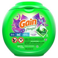 Gain 洗衣凝珠和洗衣片 去污 月光微风 无麸质 42粒