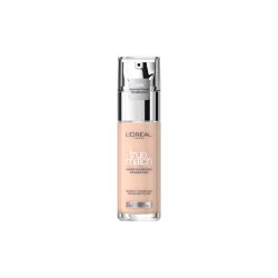 L'Oreal Paris 巴黎欧莱雅 True Match 液体粉底液 ，含有透明质酸，有40种色调，SPF 17，30 ml，0.5C Porcelain Rose
