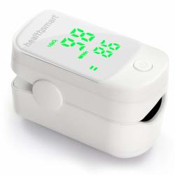 HealthSmart 指夹式血氧仪 LED数字显示 血氧饱和度心率监测 运动