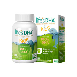 life's DHA dha婴幼儿0-3岁儿童学生宝宝DHA藻油60粒