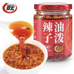 翠宏 香到流口水！油泼辣子 195g*2瓶 拌什么都好吃到跺脚