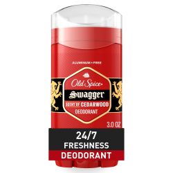 Old Spice 男士无铝止汗膏 24小时持久除臭防汗 雪松木香调 85g固体棒状 腋下专用日常护理