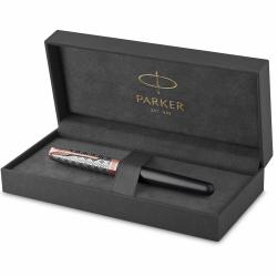 PARKER HANNIFIN 派克汉尼汾 卓尔钢笔 灰色缎面金属材质 18K金细尖 礼盒装