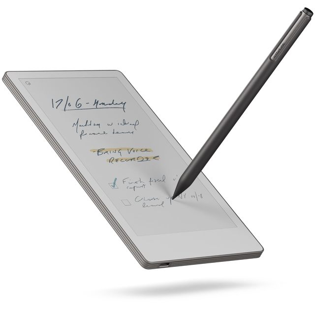 reMarkable 【超市专属上新】非凡的 Paper Pro Move | 超便利的 7.3 英寸彩色平板电脑,带 Marker Plus | 数字口袋笔记本,随时随地提高工作效率
