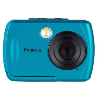 Polaroid IS048便携防水运动数码相机 蓝绿色 1600万像素高清录像 6cm预览屏 儿童相机 轻巧随身拍神器