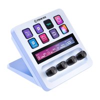 elgato 数字音频工作站控制器 8键4旋钮触控条 USB-C 白色