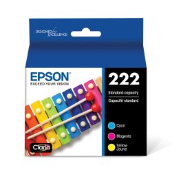 Epson 爱普生 T222 彩色组合墨盒 标准容量