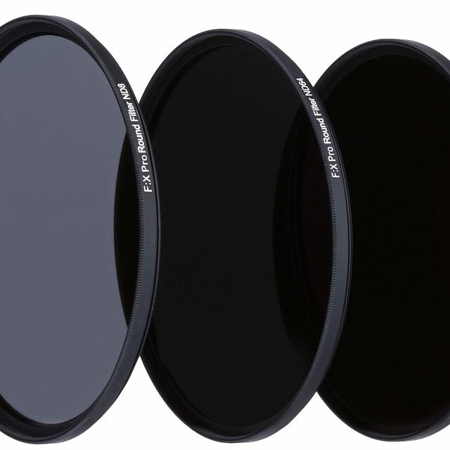 Rollei F:X Pro ND 滤镜套装(ND 8, ND 64, ND1000) 中性密度滤镜套装，带 3 个灰色滤镜（82 毫米）