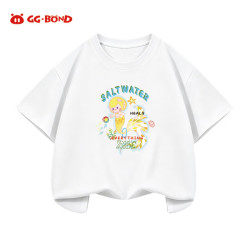 猪猪侠 GG·BOND）猪猪侠夏季新款儿童纯棉短袖