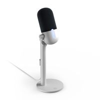 elgato USB电容麦克风 NEOWAVE 单向拾音 一键静音 游戏直播会议录音 台式支架 白色