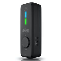 IK Multimedia iRig Pro I/O 紧凑型乐器/麦克风音频接口，适用于 iPhone、iPad 和 Mac