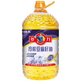 多力 冷榨工艺 5L 亚麻籽油