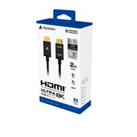 HORI 超高速HDMI线缆 PS5专用 8K4K兼容 HDMI2.1规格 1.9m编织线 尼龙编织高耐用 索尼官方授权