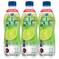 味动力 益生菌维矿柠檬味汽水碳酸饮料0脂清爽解腻500ml*3瓶