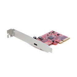 StarTech.com 1 端口 USB 3.2 Gen 2x2 (20Gbps) PCIe 卡 - USB-C 超高速 PCI Express 3.0 x4 主机控制器卡 - USB Type-C PCIe 附加适配器卡 - 扩展卡 - Windows & L inux (PEX) USB321C)