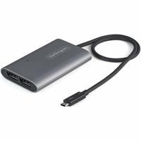 StarTech.com 雷电3转两DP转换器 便携两屏4K 60Hz单屏8K显示器适配器 WindowsMacUbuntu兼容 HDCP 2.21.4