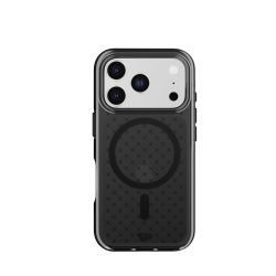 tech21 EvoCheck iPhone 17 Pro 手机壳 – 烟熏色/黑色 | 超薄保护套 | 冲击保护 | 兼容 MagSafe